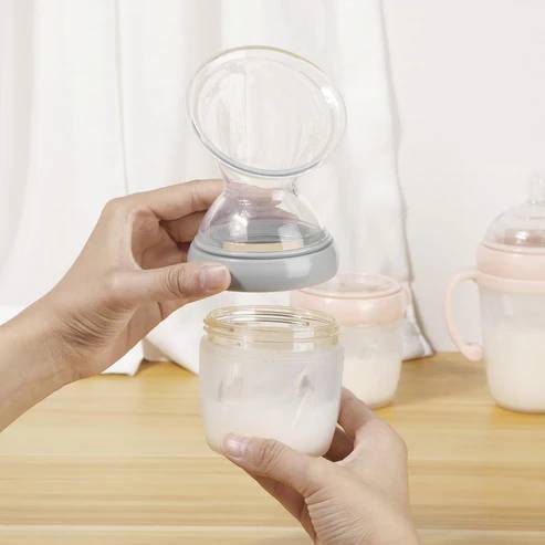 Gen 3 Breast Pump & Silicone Cap Set - Peach
