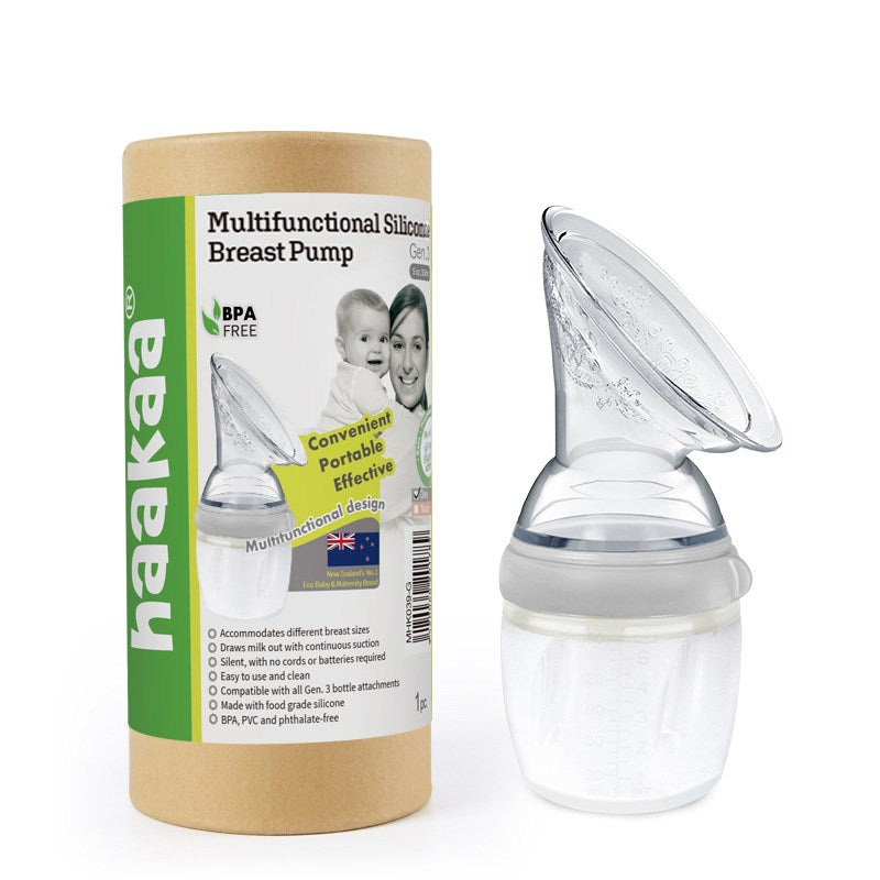Gen 3 Silicone Breast Pump - Grey