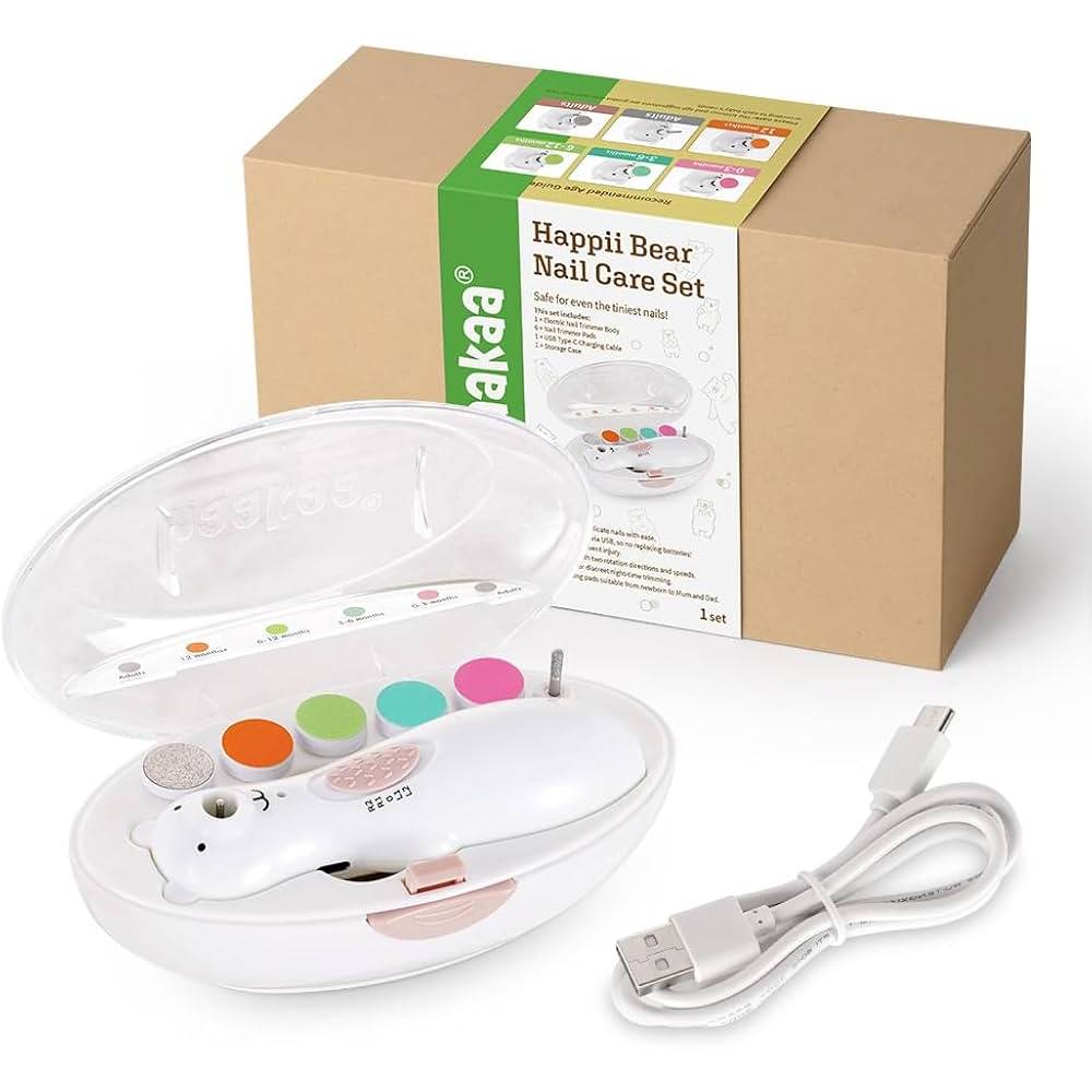 Happii Bear Rechargeable Nail Trimmer Set