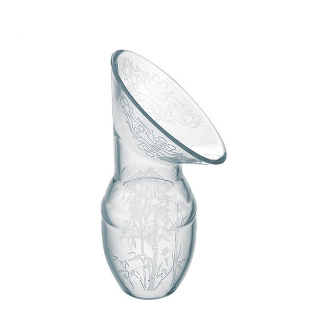 haakaa silicone manual breastpump against a white background