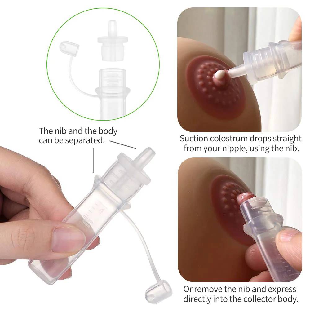 Pre-Sterilised Multi-Size Silicone Colostrum Collector Pack