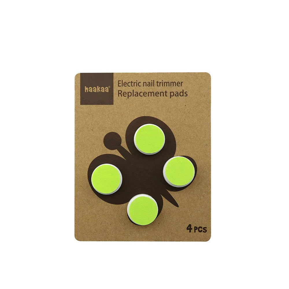 replacement electric nail trimmer pads in green