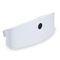 White high chair storage box on a white background