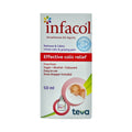 Babies Infacol colic relief supplement against white background.