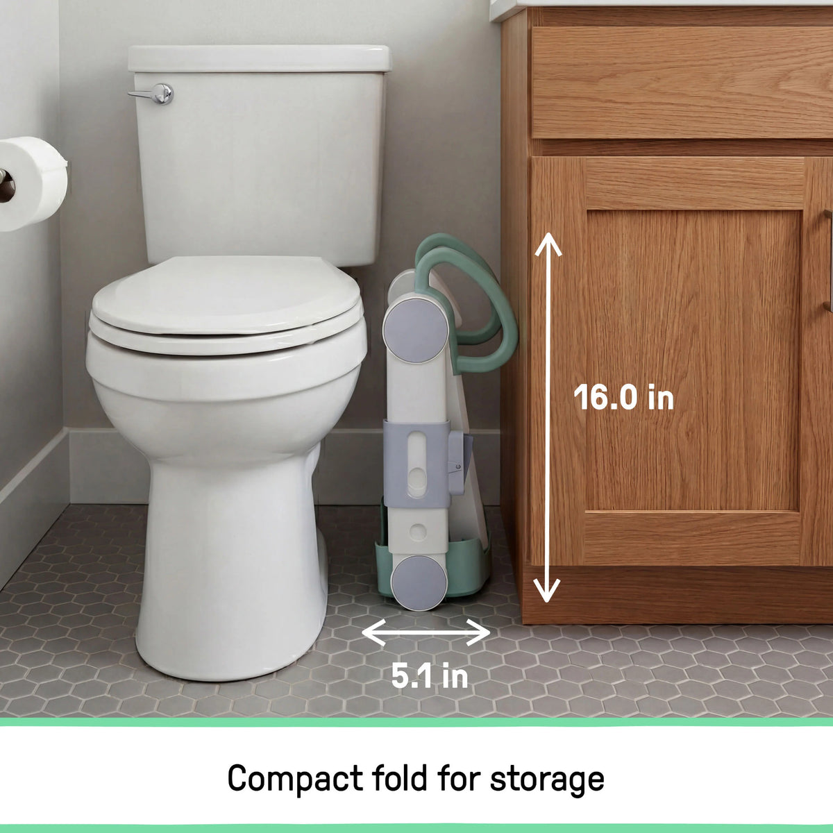 Foldaway Ladder Potty - Sage