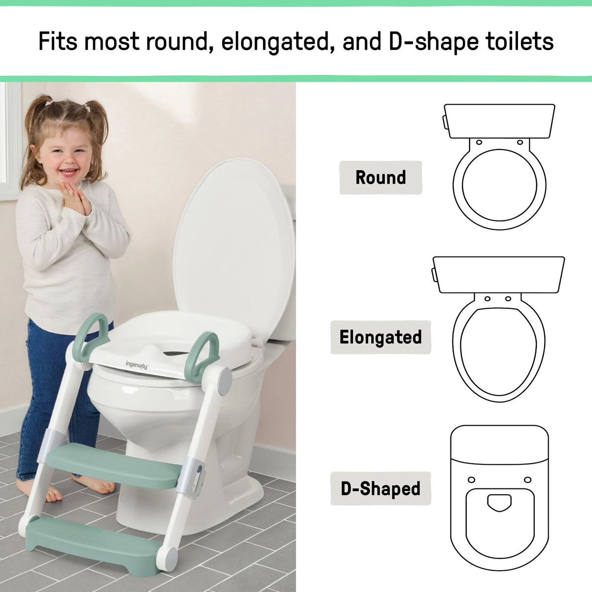 Foldaway Ladder Potty - Sage