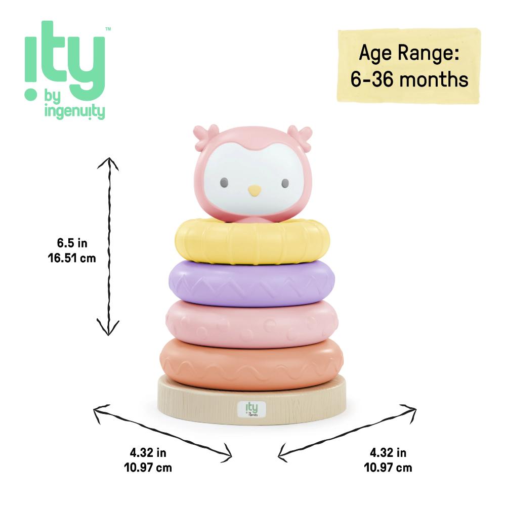Cutie Stacks Toy - Nally the Owl
