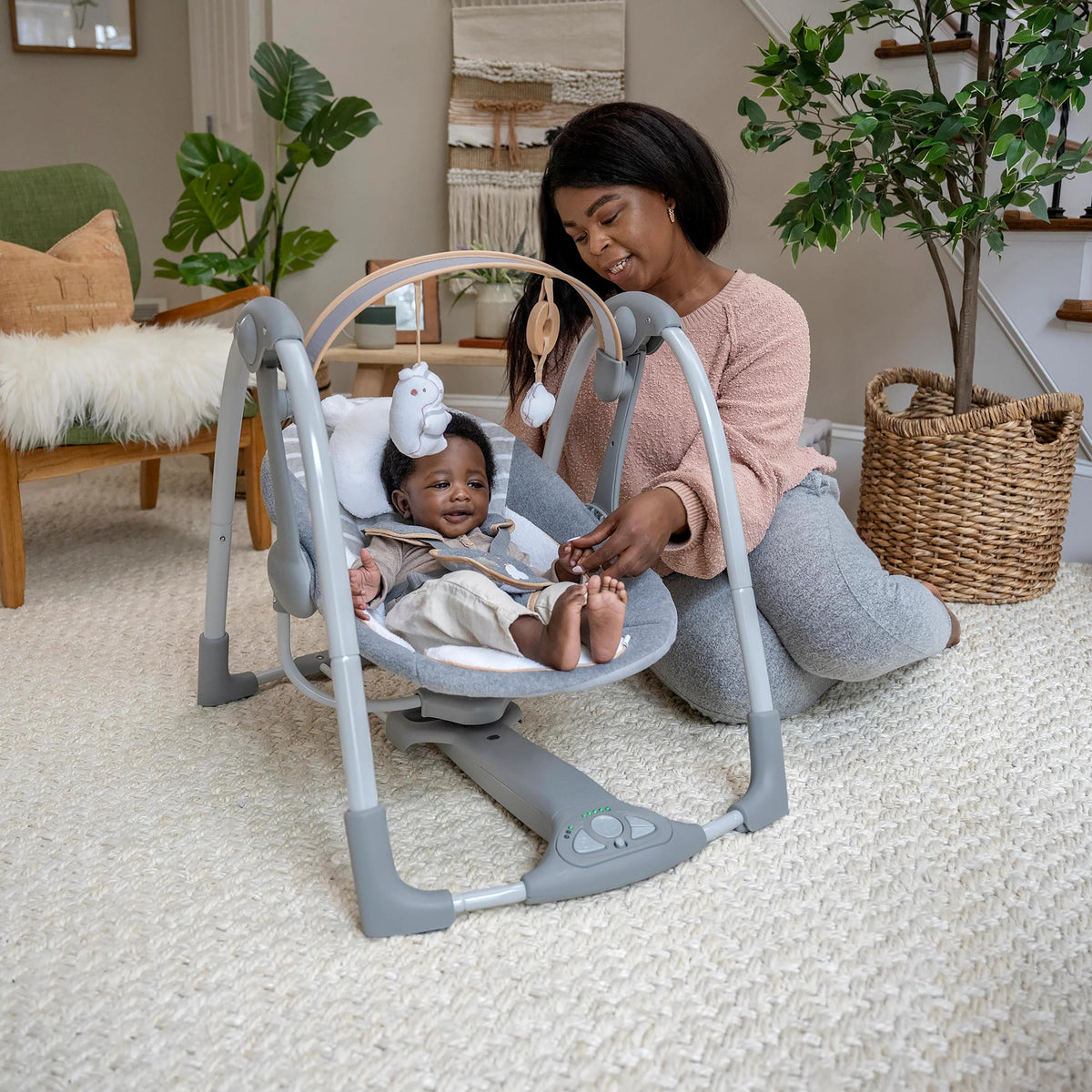 Swing n Go Portable Swing - Bella Teddy