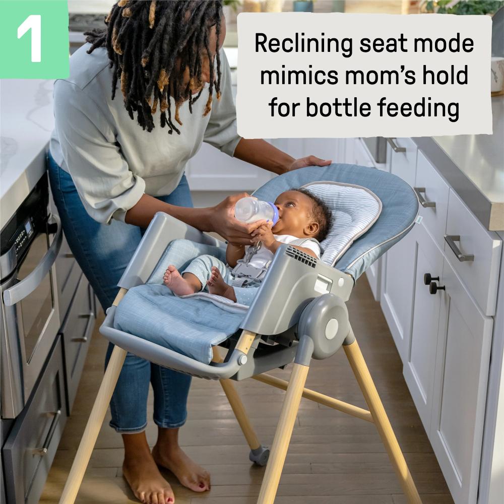 Proper Positioner 7-in-1 Deluxe High Chair - Chambray