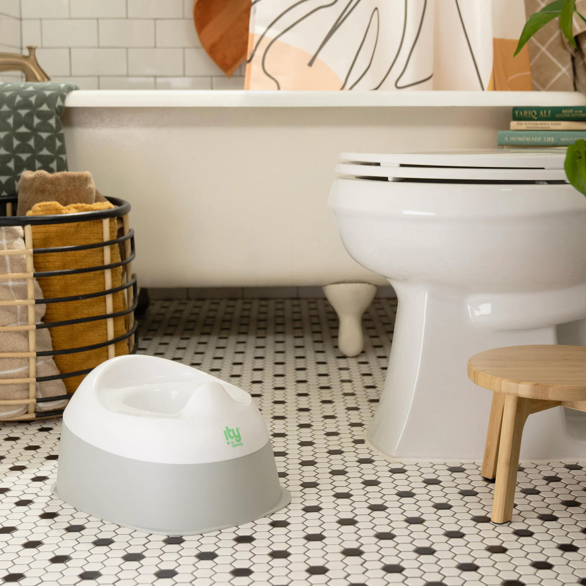 Ready Set Go Potty - White/Grey