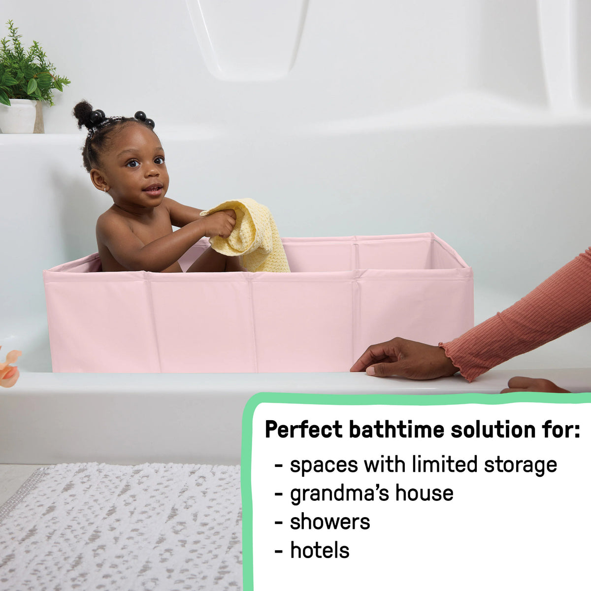 Tuckaway Travel Tub - Pink