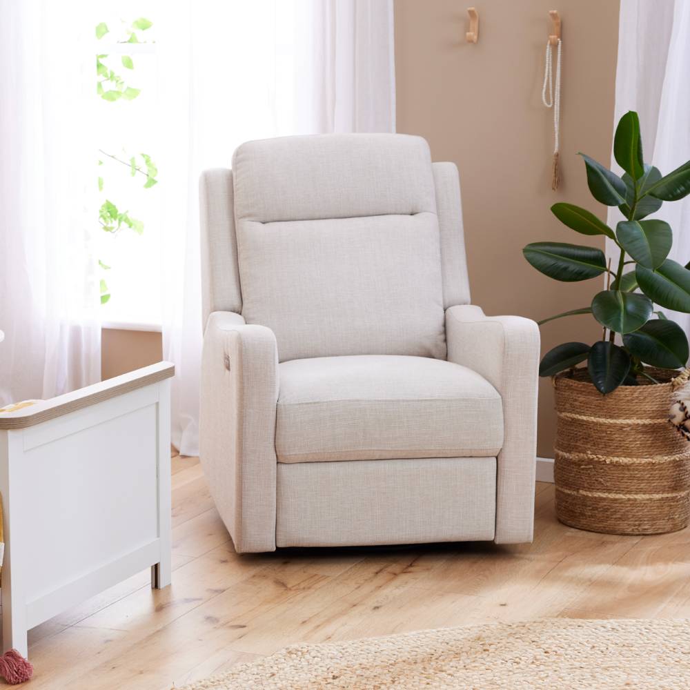 Henry Electric Recliner Chair - Eggshell