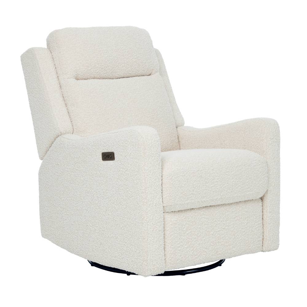 Henry Electric Recliner Chair - Vanilla Boucle