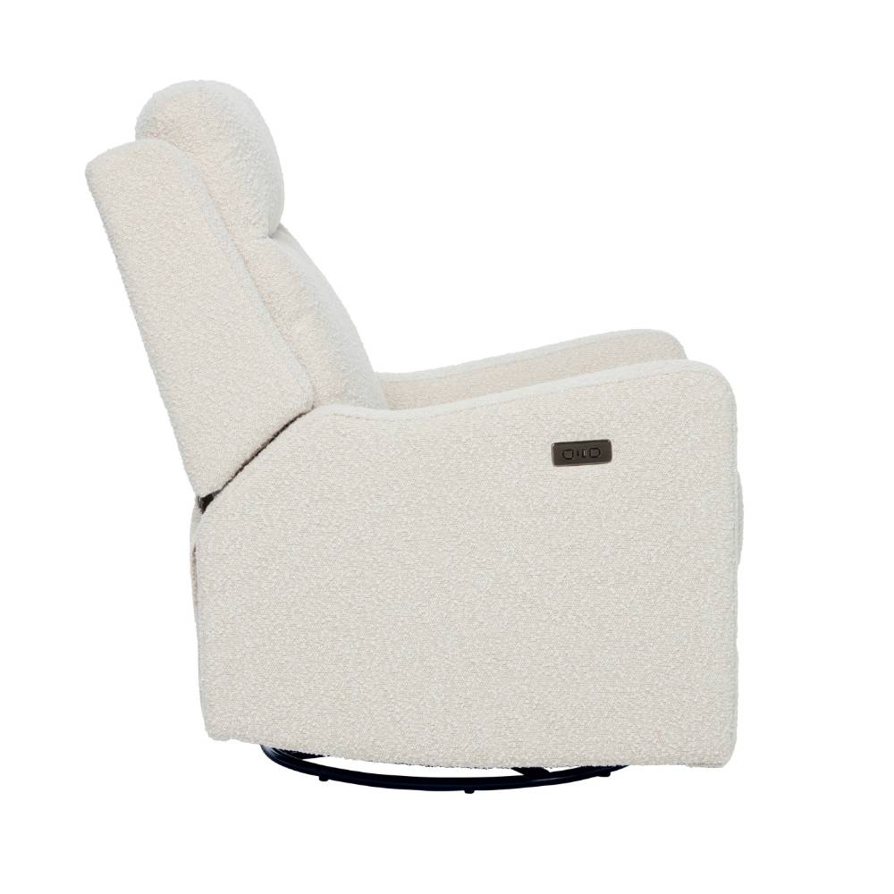 Henry Electric Recliner Chair - Vanilla Boucle