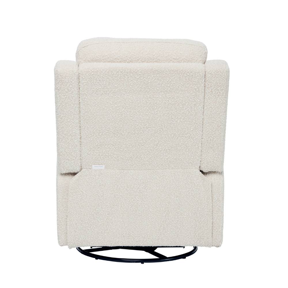 Henry Electric Recliner Chair - Vanilla Boucle