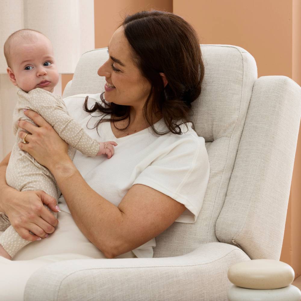 Henry Manual Recliner Chair - Eggshell