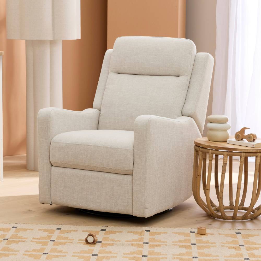 Henry Manual Recliner Chair - Eggshell