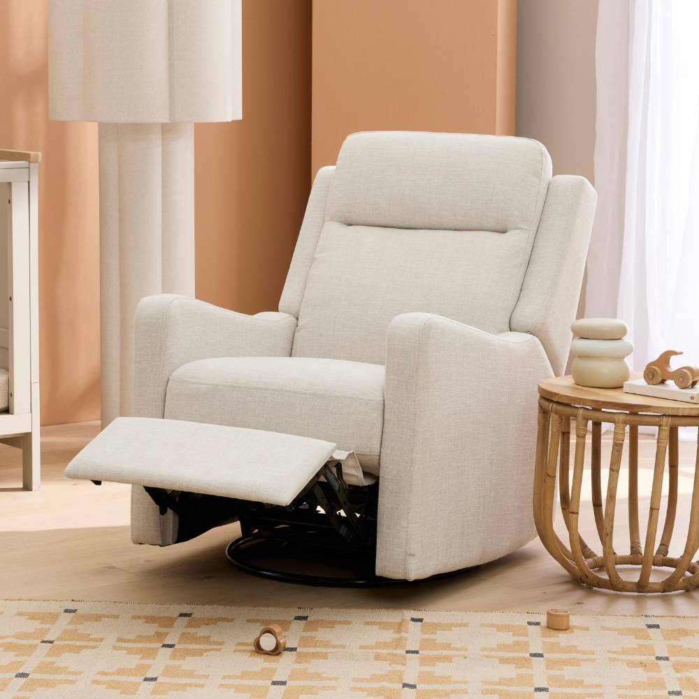 Henry Manual Recliner Chair - Eggshell