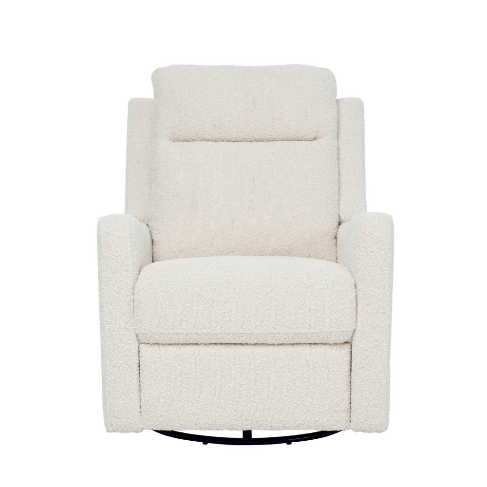 Henry Manual Recliner Chair - Vanilla Boucle