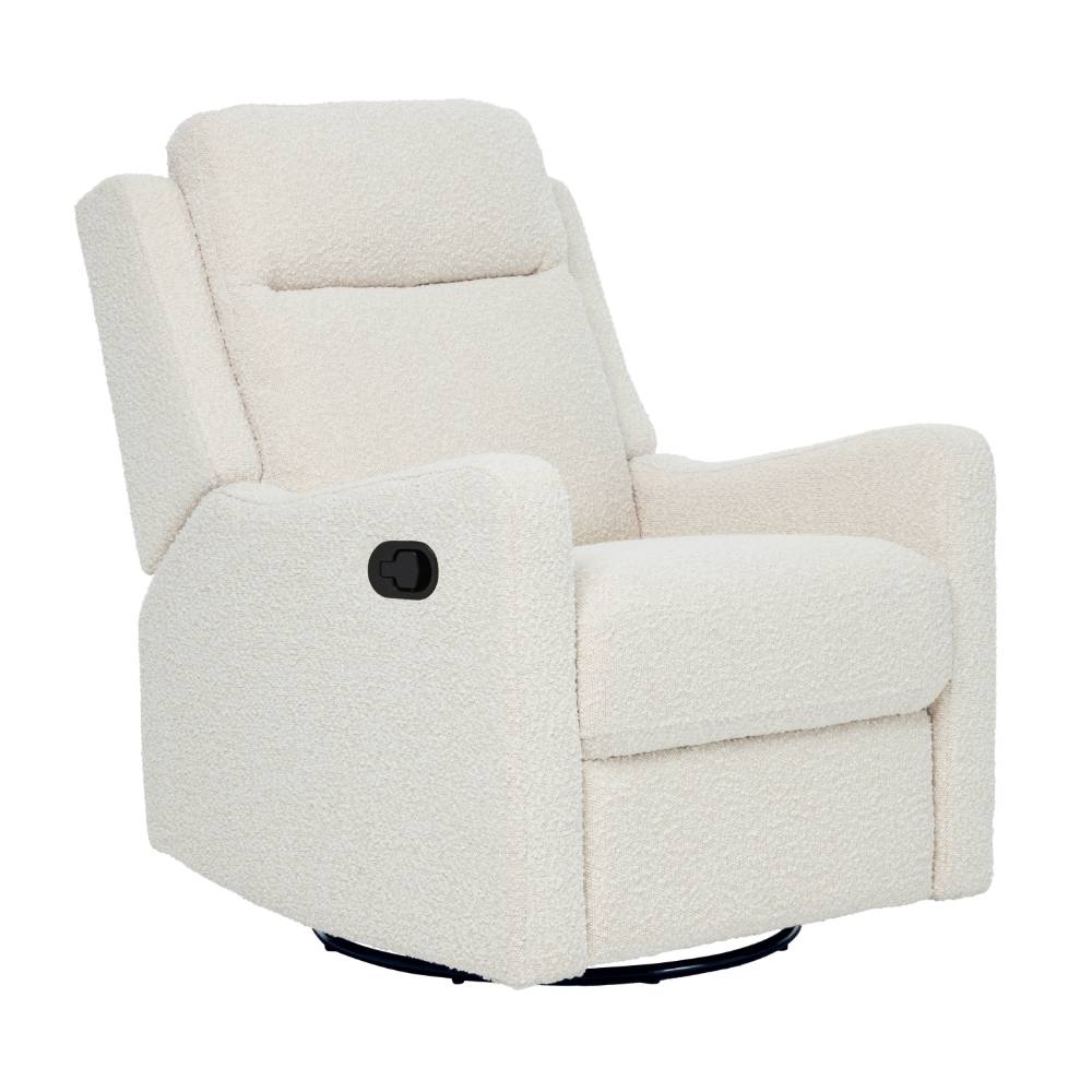Henry Manual Recliner Chair - Vanilla Boucle