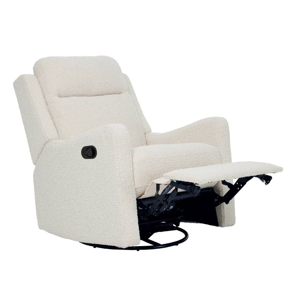 Henry Manual Recliner Chair - Vanilla Boucle