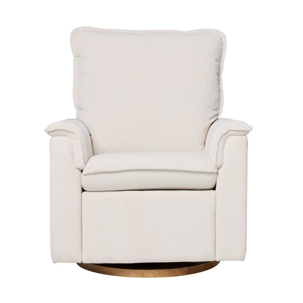 Louie Electric Recliner Chair - Coconut Corduroy
