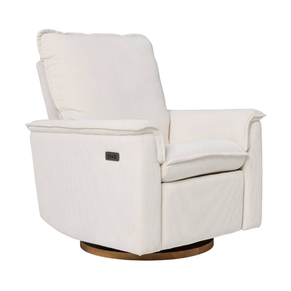Louie Electric Recliner Chair - Coconut Corduroy