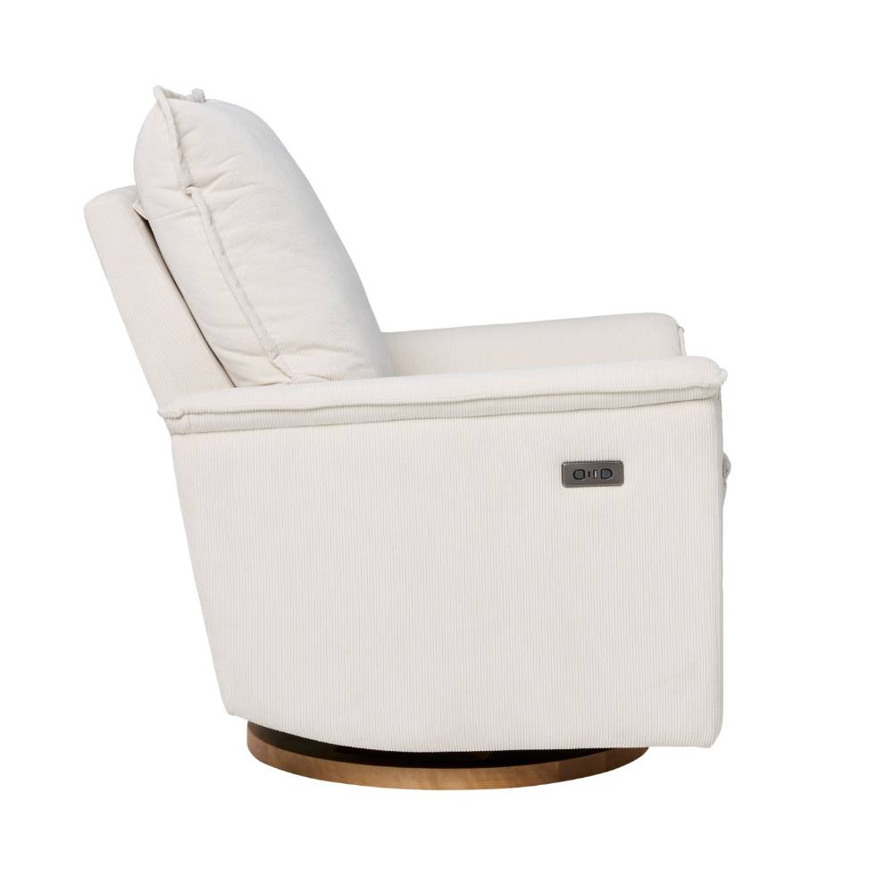 Louie Electric Recliner Chair - Coconut Corduroy