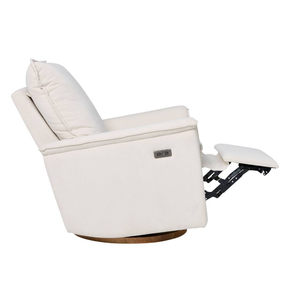 Louie Electric Recliner Chair - Coconut Corduroy