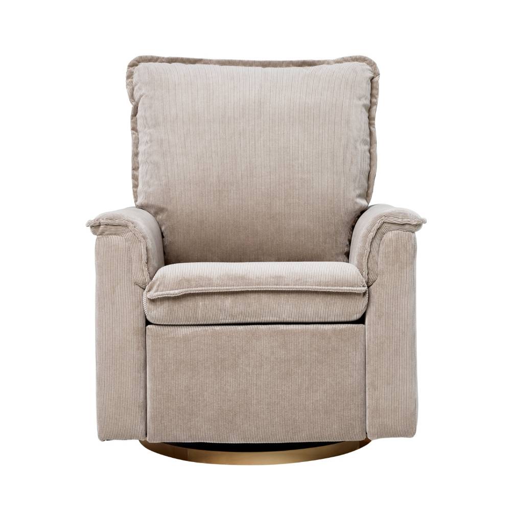 Louie Electric Recliner Chair - Taupe Corduroy