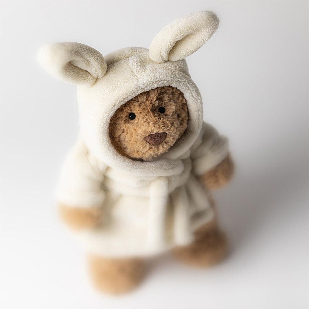 Bartholomew Bear in a Bathrobe Outfit