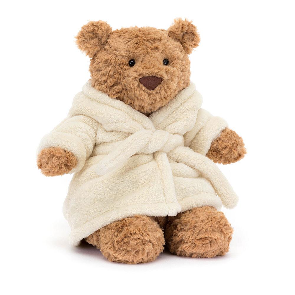 Bartholomew Bear in a Bathrobe Outfit