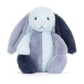 Bashful Bunny - Puddlesea Patchwork on a white background. 