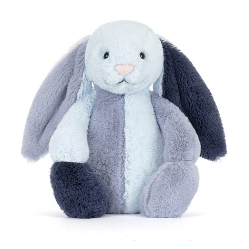 Bashful Bunny - Puddlesea Patchwork on a white background. 