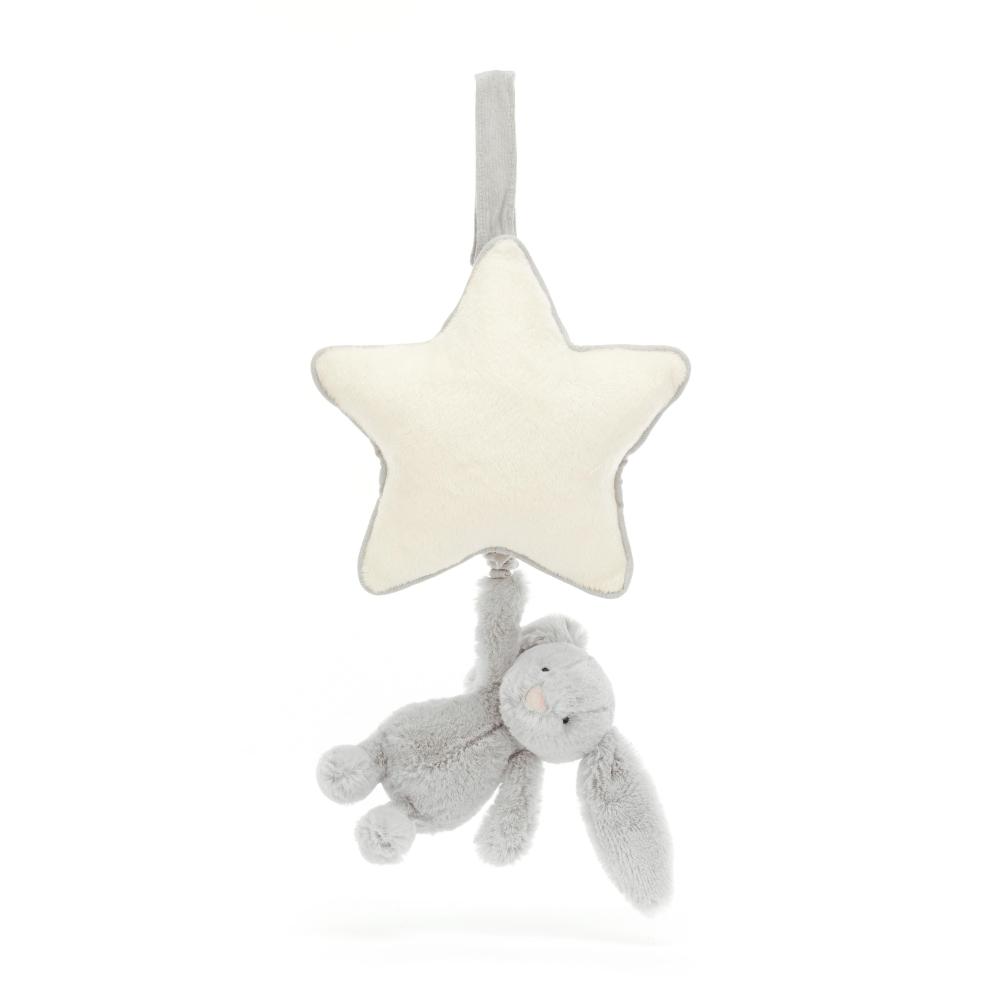 Muscial Pull - Bashful Silver Bunny