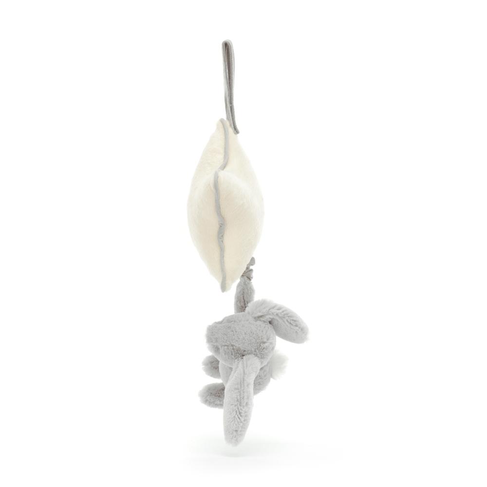 Muscial Pull - Bashful Silver Bunny