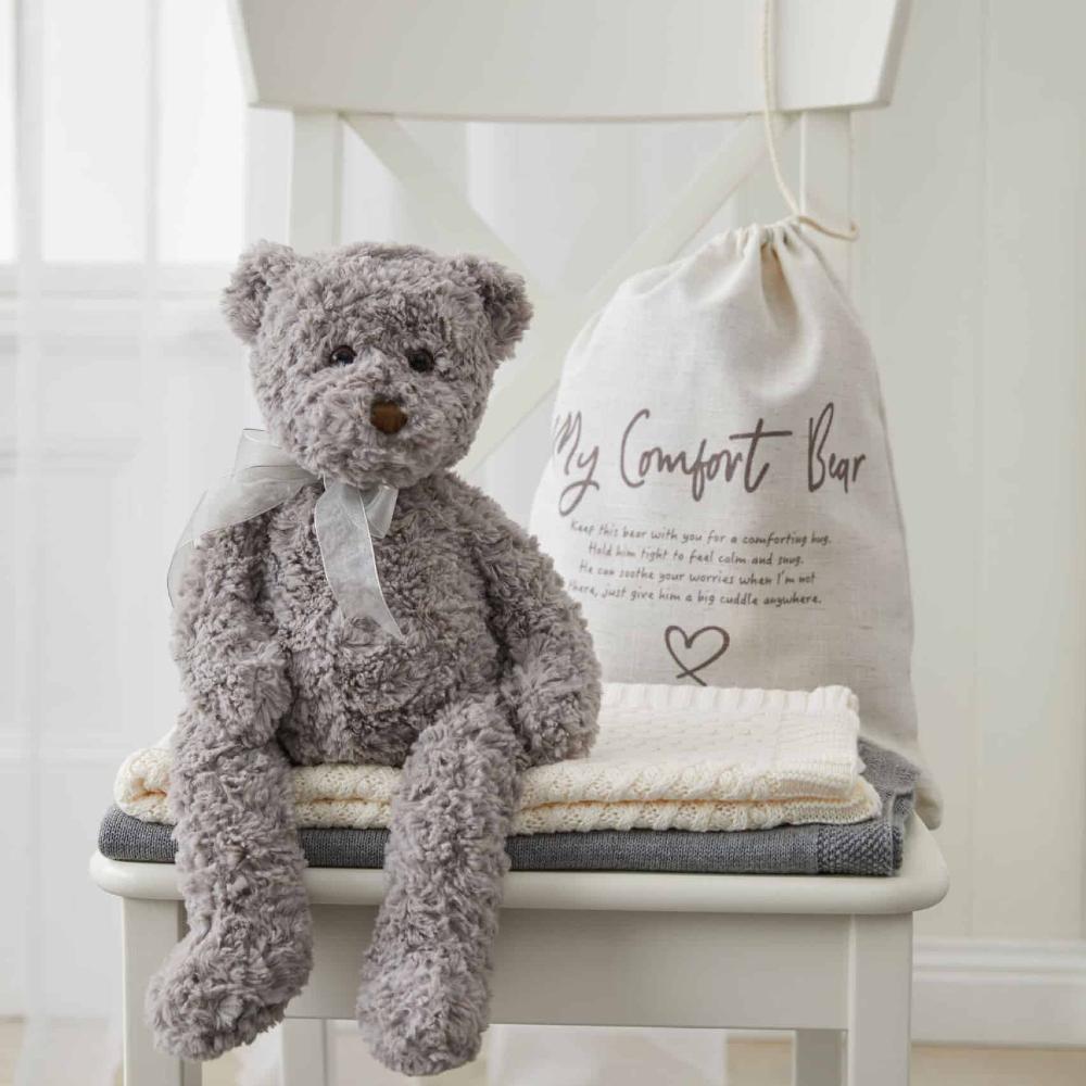 Darcy the Comfort Bear - Grey