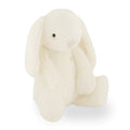 Cream Jamie Kay bunny soft toy against white background.