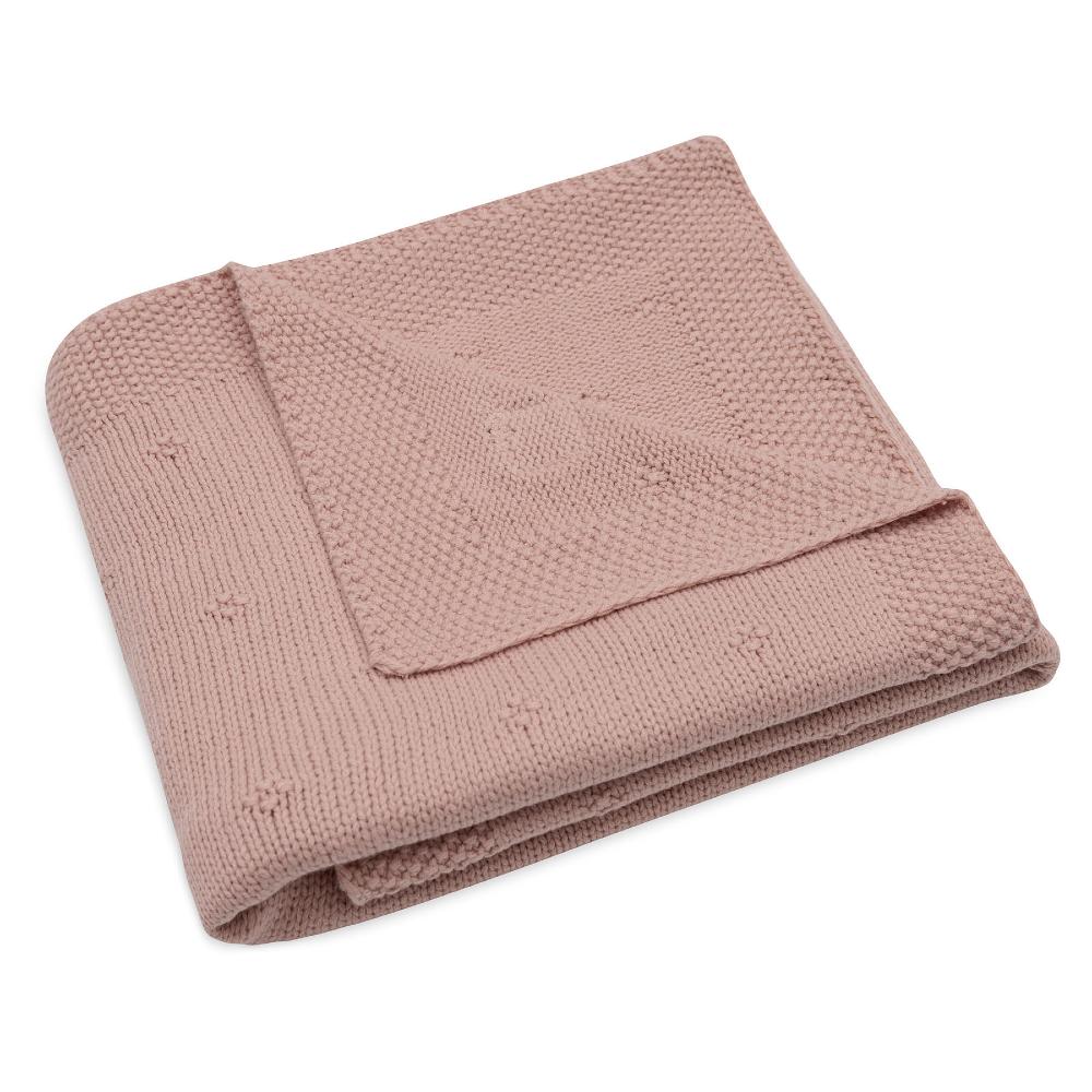 Cosy Knit Blanket - Wild Rose