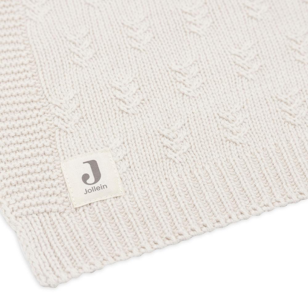 Grain Knit Blanket - Oatmeal