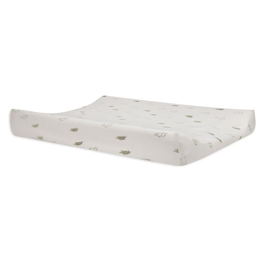 Jersey Change Mat Cover - Happy Miffy Olive Green