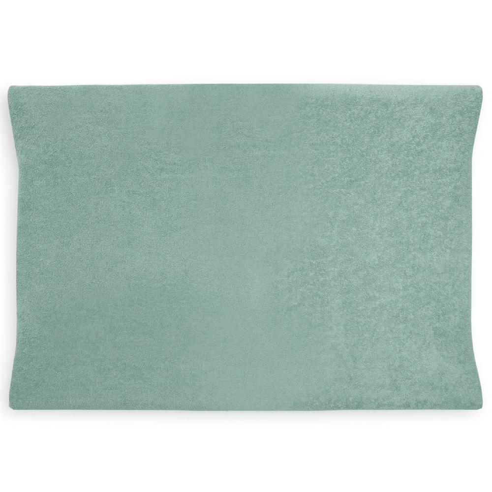 Terry Change Mat Cover - Ash Green