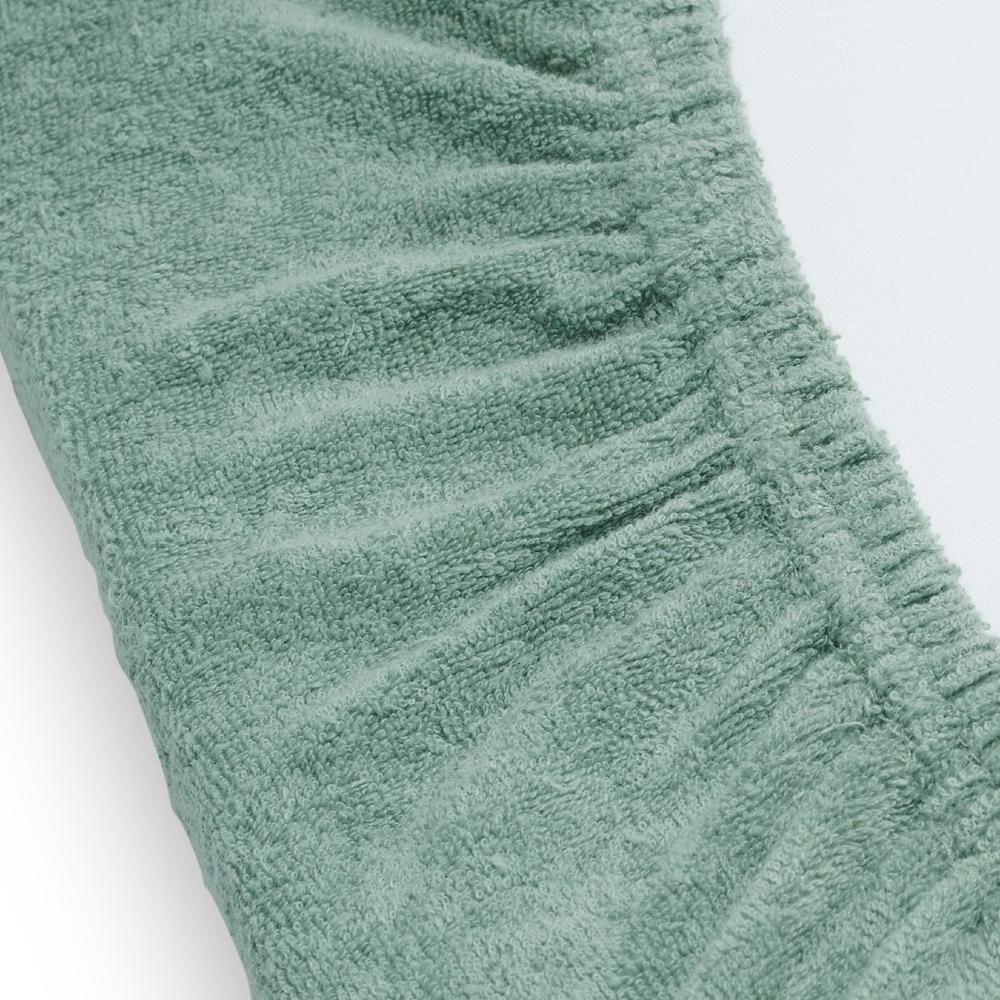 Terry Change Mat Cover - Ash Green