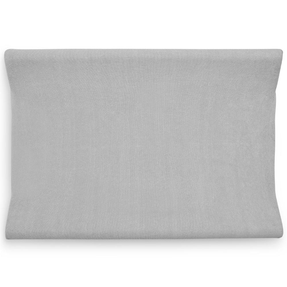 Terry Change Mat Cover - Soft Grey
