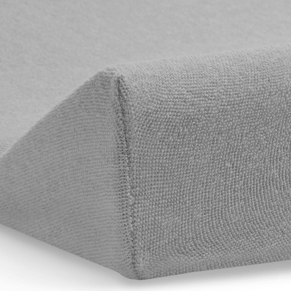 Terry Change Mat Cover - Soft Grey