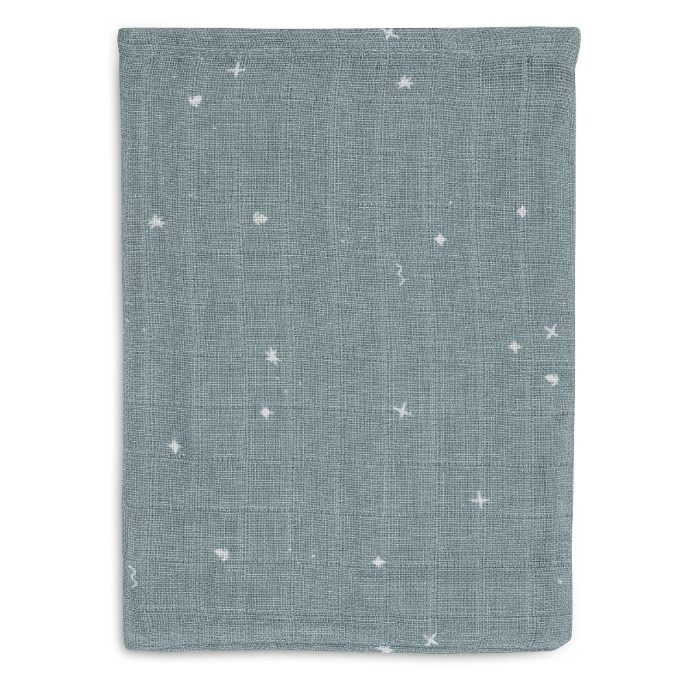 Muslin Washcloth 3pk - Twinkling Sea Green
