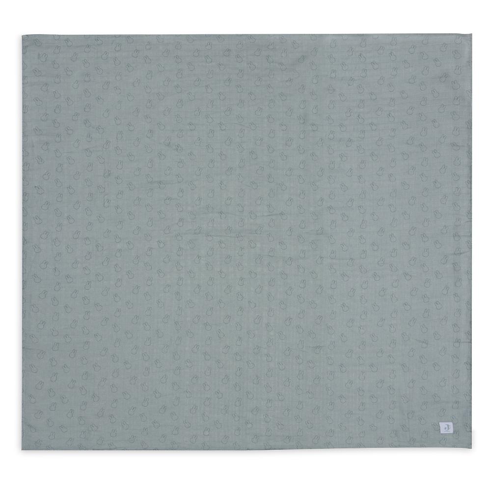 Muslin Swaddle 2pk - Miffy Sea Green