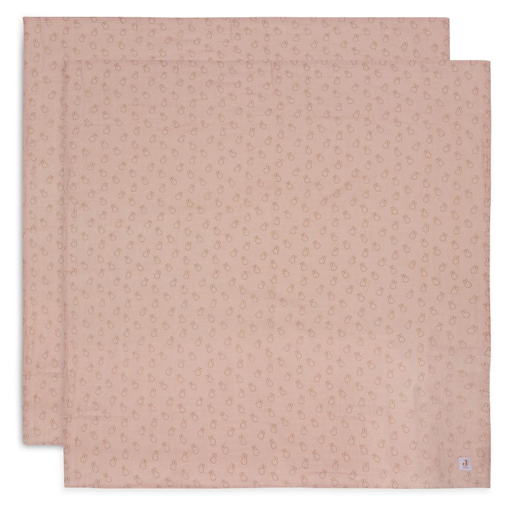 Muslin Swaddle 2pk - Miffy Wild Rose