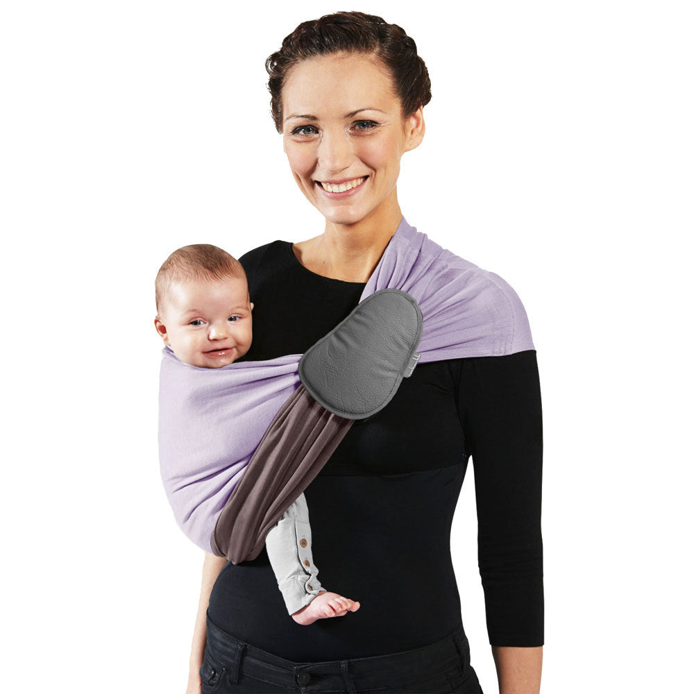Little Wrap without a Knot Ring Sling - Lavender/Brown