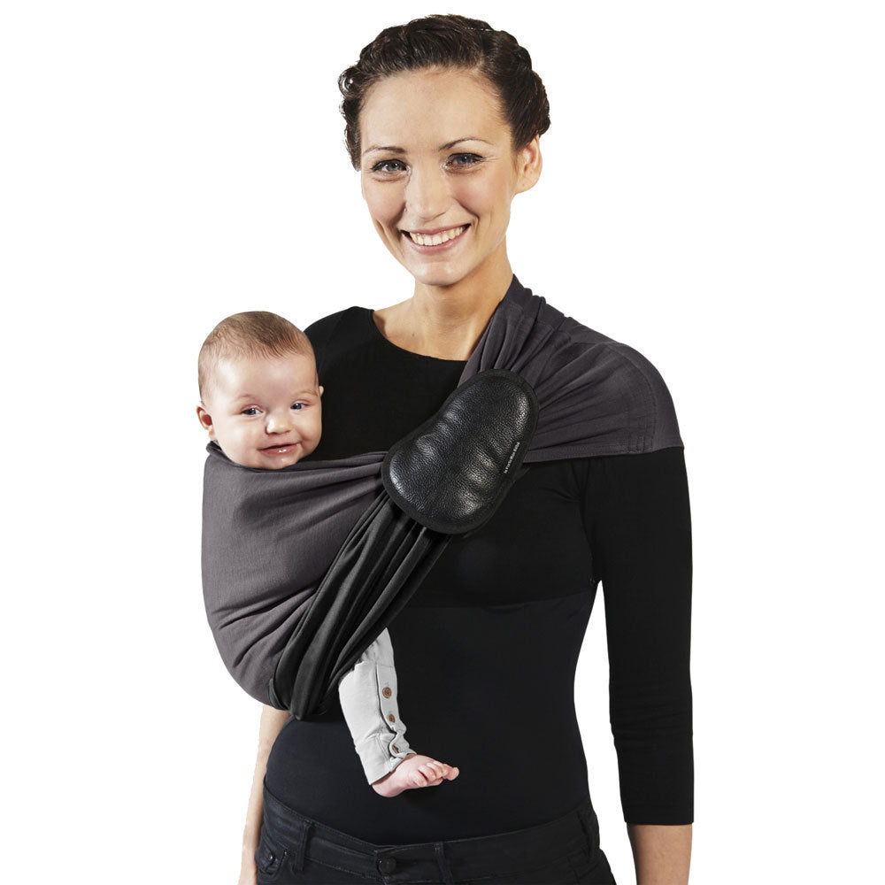 Little Wrap without a Knot Ring Sling - Charcoal/Black
